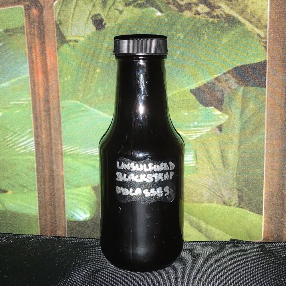 1lb. Organic Unsulfured Rich Dark Blackstrap Molasses